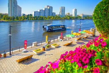 Регулярные речные маршруты по Москве-реке (видеографика)