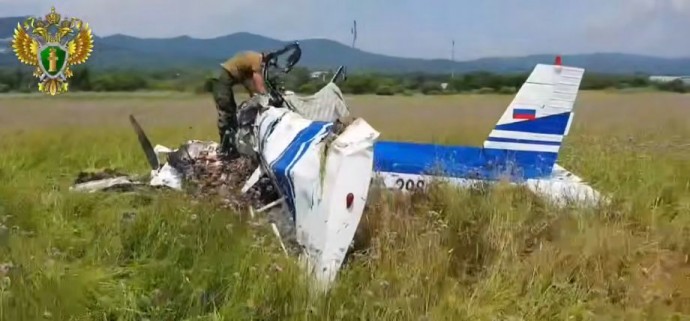 Легкомоторный самолет потерпел крушение в Приморском крае