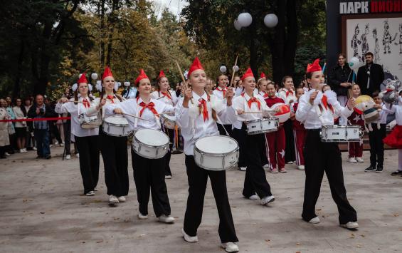 Курск отметил День города открытием сквера Героя и обновленного Парка Пионеров