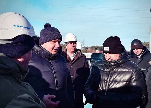 Восточный посетил глава департамента строительства Роскосмоса