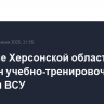В районе Херсонской области поражен учебно-тренировочный полигон ВСУ
