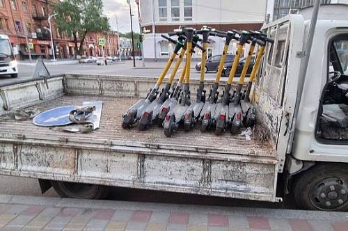 В Благовещенске расшили зоны, где запрещено движение электросамокатов