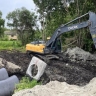 В Курчатовском районе Курской области ремонтируют участок трассы к границе с Украиной