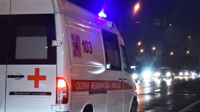 В Москве сотрудники экстренных служб работают на месте взрыва