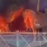 На улице Измайлова в Пензе вспыхнула дорогая иномарка