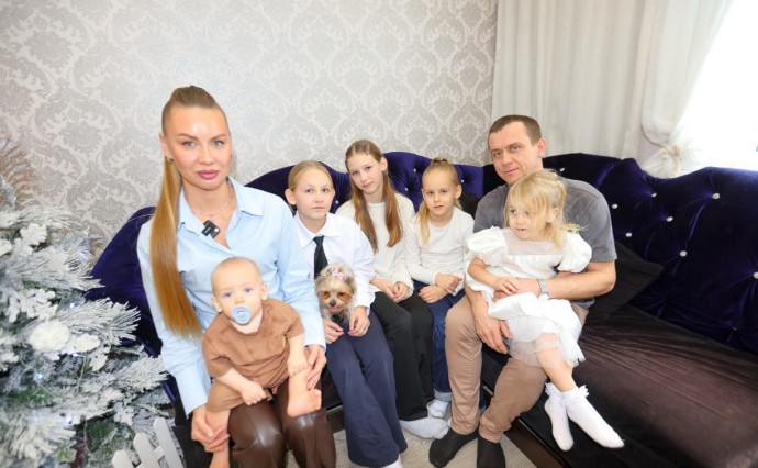 Многодетная семья из Южно-Сахалинска поделилась с Валерием Лимаренко своим секретом счастья