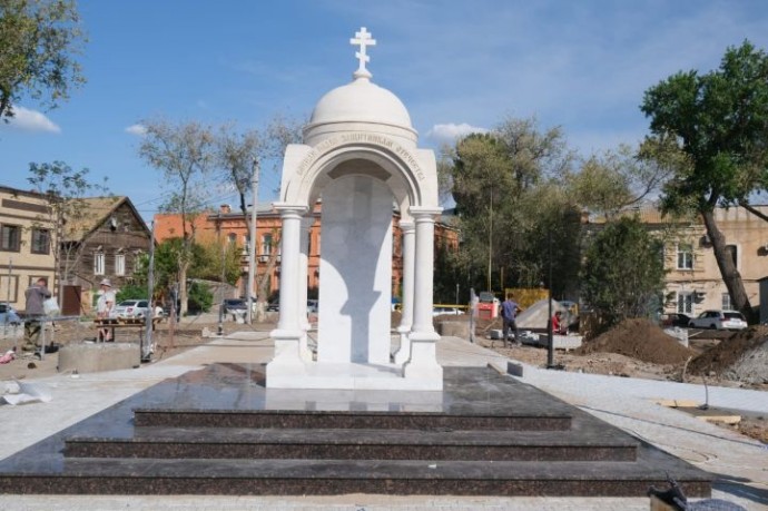 В Астрахани возводят часовню защитникам Отечества