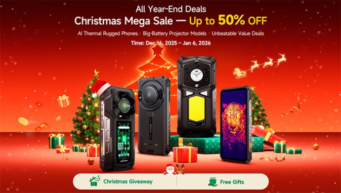 Ulefone предлагает богатый выбор защищённых смартфонов и планшетов в качестве долговечного и функционального новогоднего подарка