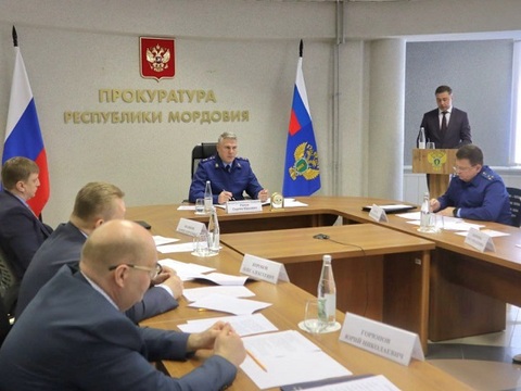 В прокуратуре Мордовии обсудили проблемные вопросы при реализации национальных проектов