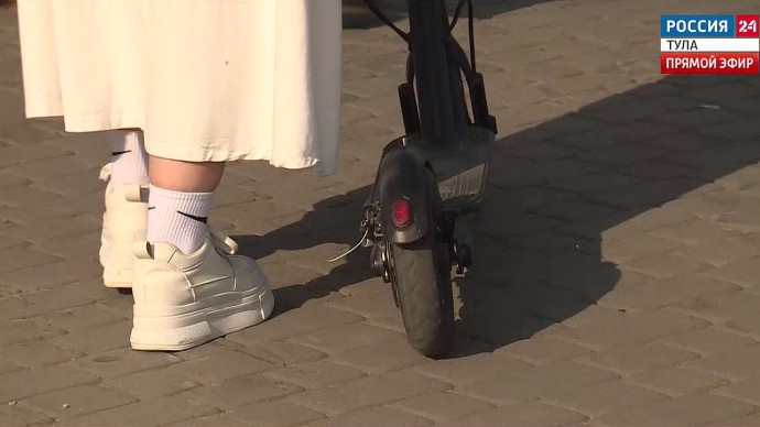 В Туле с начала года оштрафовано более 700 самокатчиков