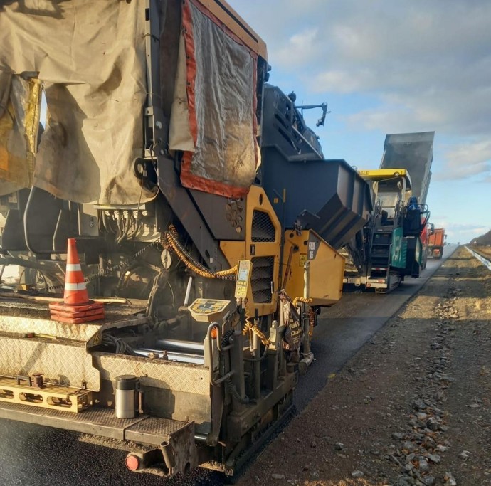 В Зауралье асфальтируют дорогу Красная Башкирия — Покровка