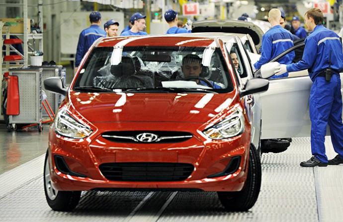 Hyundai отзывает в России около 100 тысяч автомобилей для ремонта
