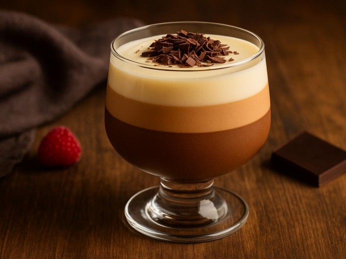 Этот шоколадный мусс выглядит как искусство, но весь секрет — в трёх простых ингредиентах