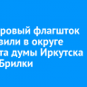 17-метровый флагшток установили в округе депутата думы Иркутска Ивана Брилки