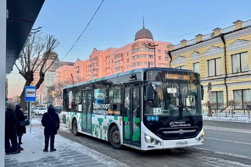 В Благовещенске график общественного транспорта подстроят под пассажиропоток в новогодние праздники