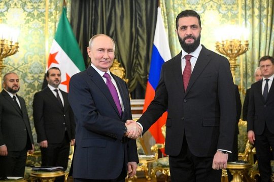 Владимир Путин принял в Кремле президента Сирии