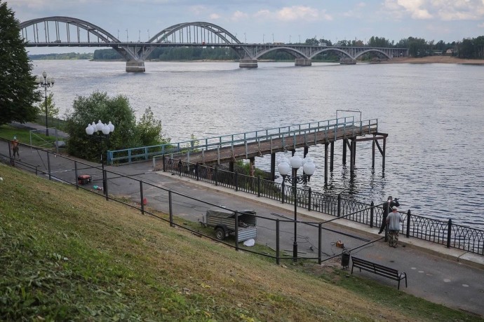 В Рыбинске готовят площадку для строительства причала и дебаркадера