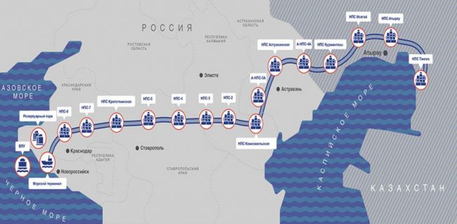 Казахстан меняет маршрут экспорта нефти после подрыва причала КТК в Новороссийске