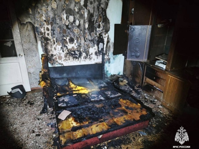 На пожаре в Улан-Удэ пострадали трое детей На пожаре в Улан-Удэ пострадали трое детей