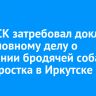Глава СК затребовал доклад по уголовному делу о нападении бродячей собаки на подростка в Иркутске