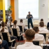 Участник СВО Алмаз Хазиев провёл урок мужества для учеников школы «Формула успеха»