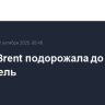Нефть Brent подорожала до $65,73 за баррель