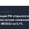 Рынок акций РФ открылся в утреннюю сессию снижением индекса IMOEX2 на 0,1%