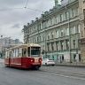 В Петроградском районе закончили ремонтировать трамвайные пути
