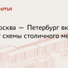 ВСМ Москва — Петербург включили в проект схемы столичного метро до 2030 года