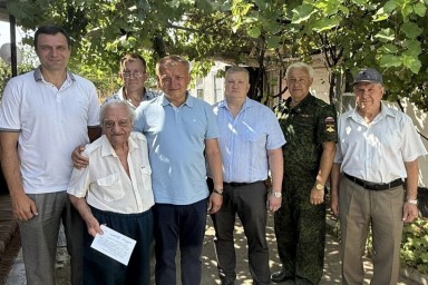 Ветеран ВОВ из Георгиевского округа празднует 100-летний юбилей