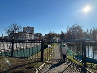 В Саранске закрыли проход к Фонтанному спуску со стороны ул. Московской