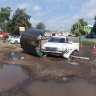 Пьяный водила без прав снес скамейку с бабушками в Лесозаводске