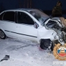 В Башкирии на трассе столкнулись автомобили с детьми