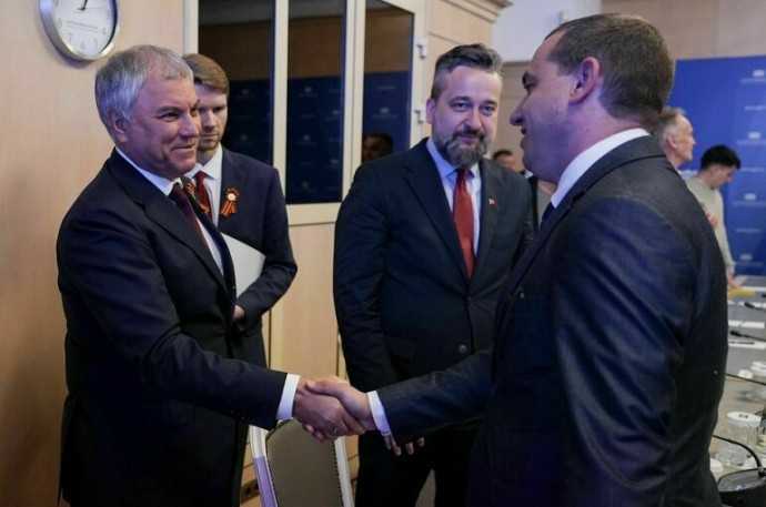Володин встретился с депутатами Европарламента