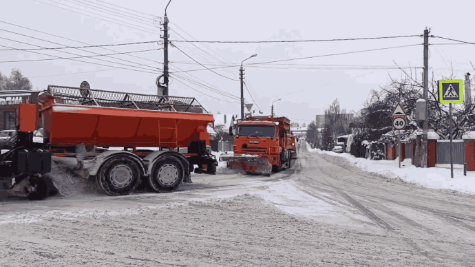 Коммунальные службы Кимовского района устраняют последствия непогоды