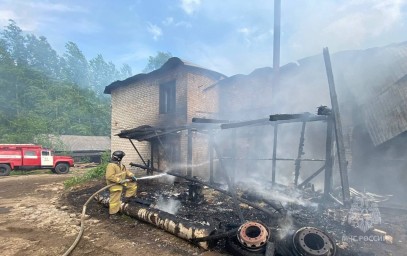 За сутки в Кировской области произошло шесть пожаров