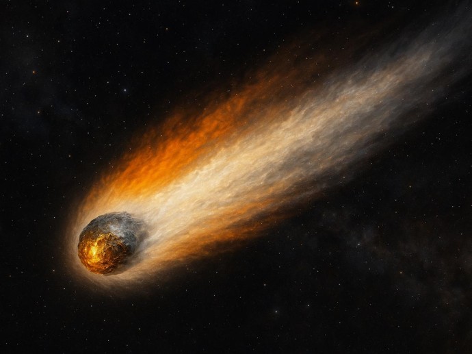 Потенциальный НЛО приближается к Земле: его поведение не укладывается в законы физики