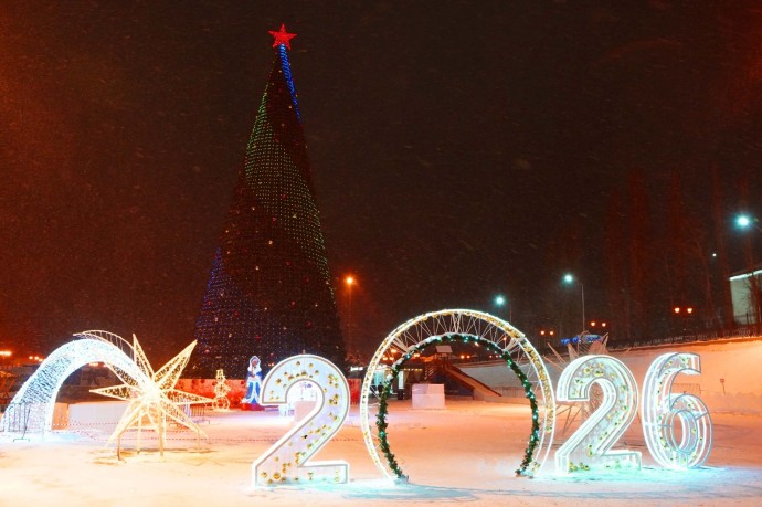 Жителей Башкирии пригласили голосовать за лучшие новогодние площадки