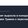 Уолл-стрит выросла в понедельник на заявлениях Трампа о переговорах с Ираном