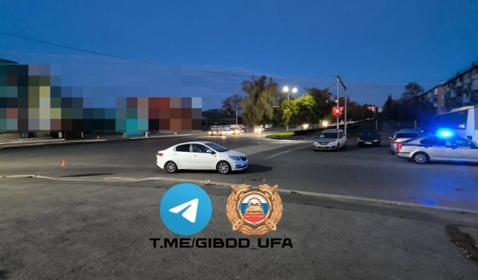 В Уфе пешеход попал под колёса «Киа Рио»