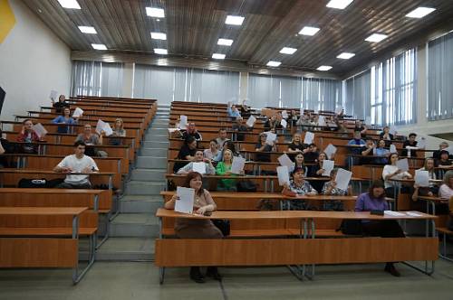 В Благовещенске 11 человек написали Тотальный диктант на «пятерку»