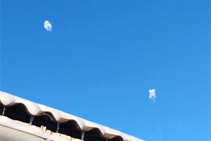 Появилось видео отражения массированной атаки ВСУ на столицу российского региона