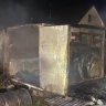 В сгоревшем вагончике под Уфой нашли труп мужчины