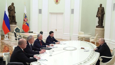 Состоялась встреча Президента РФ с председателями парламентов государств — членов ОДКБ