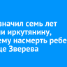 Суд назначил семь лет колонии иркутянину, сбившему насмерть ребенка на улице Зверева