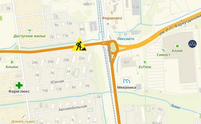 Движение по юго-западному объезду ограничат в Южно-Сахалинске с 4 по 7 ноября