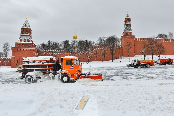 Сильный снегопад начнется в Москве вечером