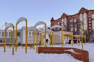 Четыре сквера благоустроили по нацпроекту в Благовещенске в 2025 году