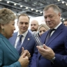 Марат Хуснуллин осмотрел стенд Республики Мордовия на «KazanForum-2025»