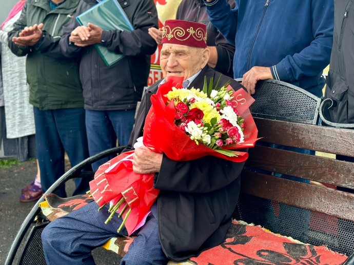 В Башкирии единственный ветеран Чишминского района отпраздновал 100-летие